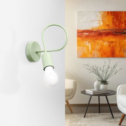 Fleksibilna stenska svetilka OXFORD 1xE27/15W/230V zelena