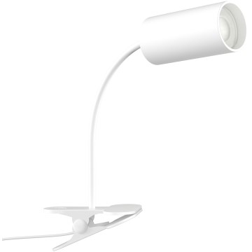 Fleksibilna svetilka s sponko PUNTO 1xGU10/9W/230V bela