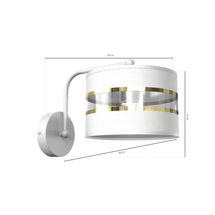 Fleksibilna svetilka ULTIMO 1xE27/60W/230V bela