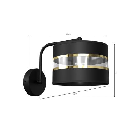 Fleksibilna svetilka ULTIMO 1xE27/60W/230V črna