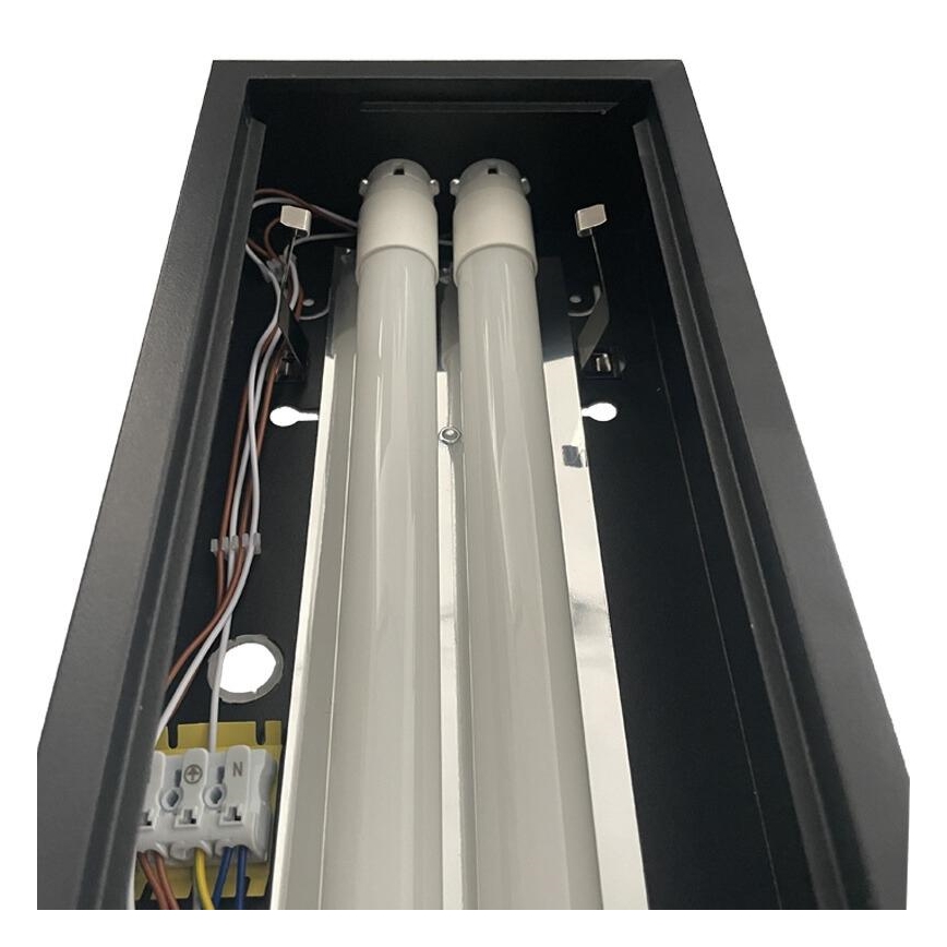 Fluorescenčna svetilka T8 2xG13/18W/230V 120 cm črna
