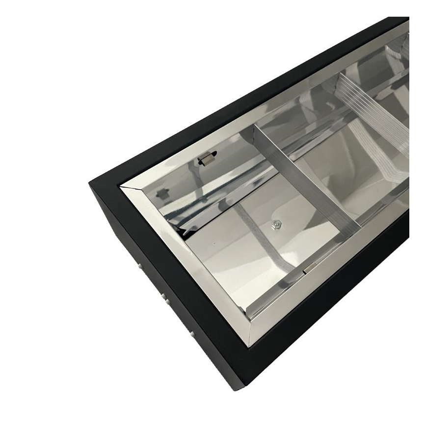 Fluorescenčna svetilka T8 2xG13/18W/230V 120 cm črna