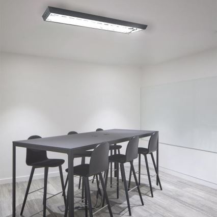 Fluorescenčna svetilka T8 2xG13/18W/230V 120 cm črna