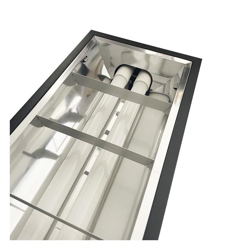 Fluorescenčna svetilka T8 2xG13/18W/230V 120 cm črna
