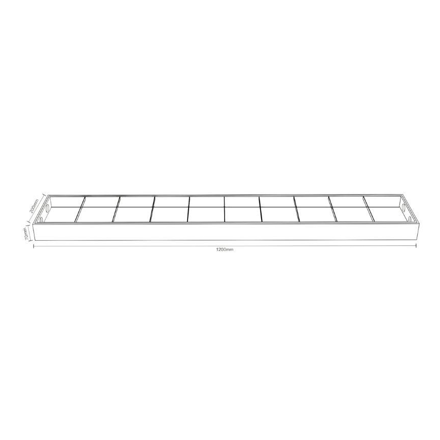 Fluorescenčna svetilka T8 2xG13/18W/230V 120 cm črna