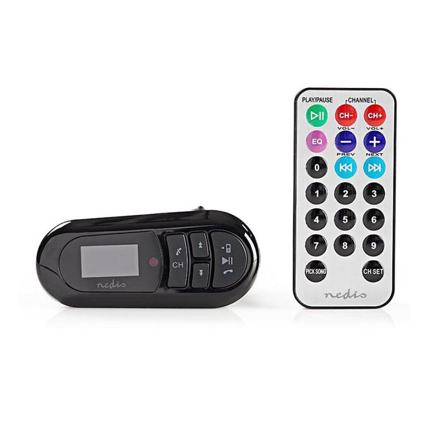 FM Avto oddajnik Bluetooth/MP3/12V + daljinski upravljalnik