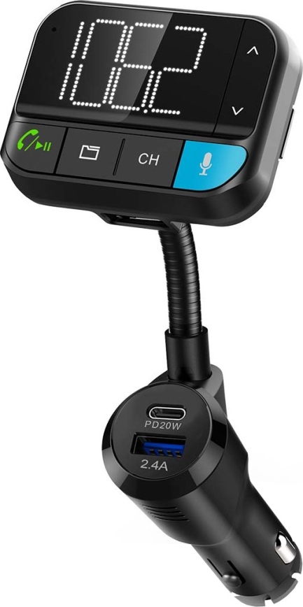 FM oddajnik za avto z hands-free funkcija