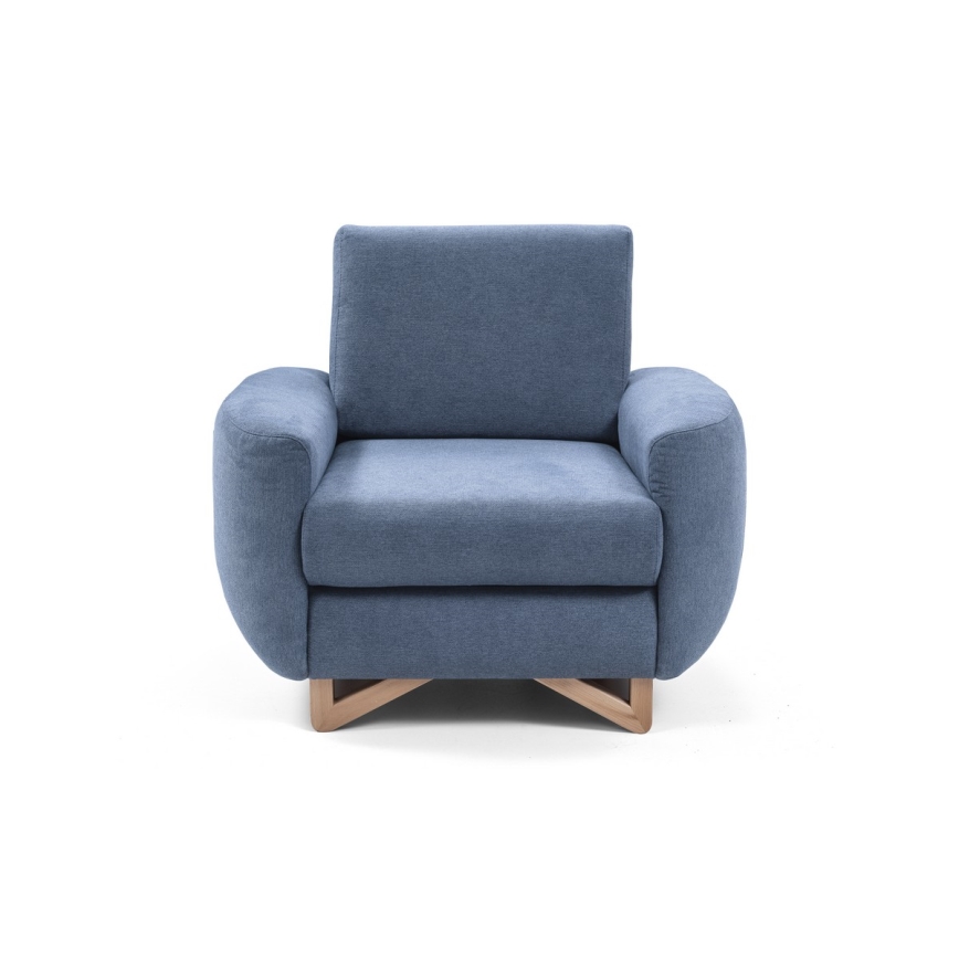 Fotelj AVESTA v modri barvi