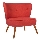 Fotelj JENI rdeč