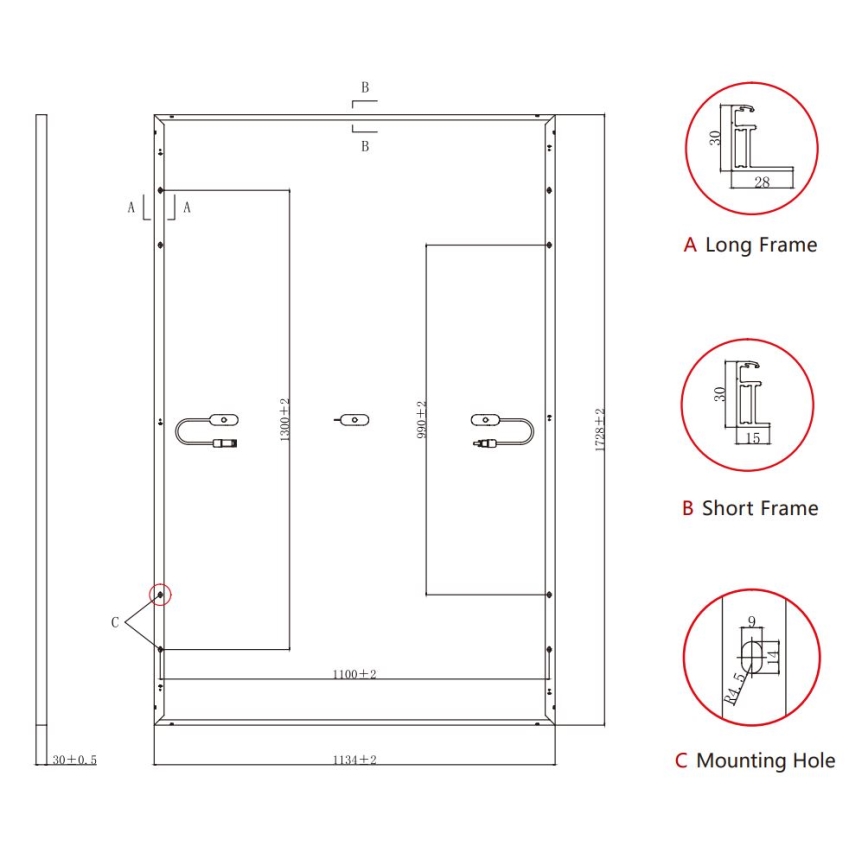 Fotovoltaični solarni panel Jolywood Ntype 415Wp IP68 bifacial - paleta 36 kom.