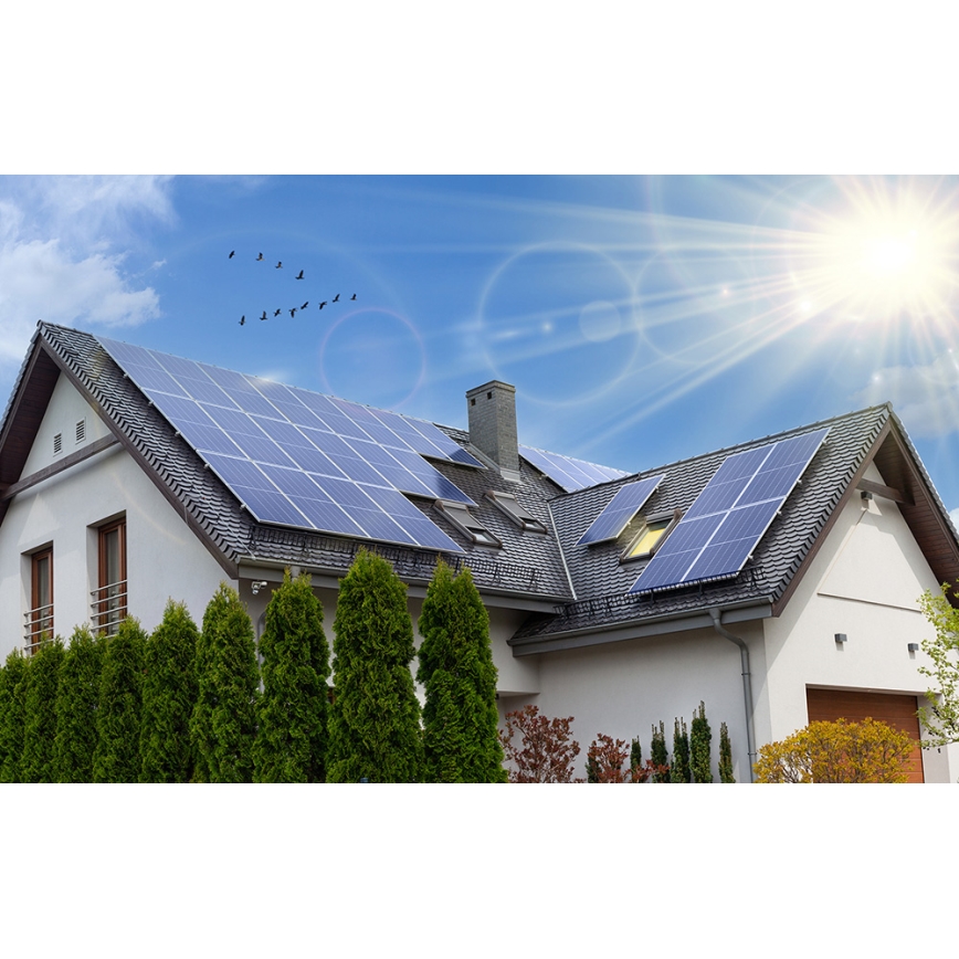 Fotovoltaični solarni panel RISEN 400Wp black frame IP68 Half Cut