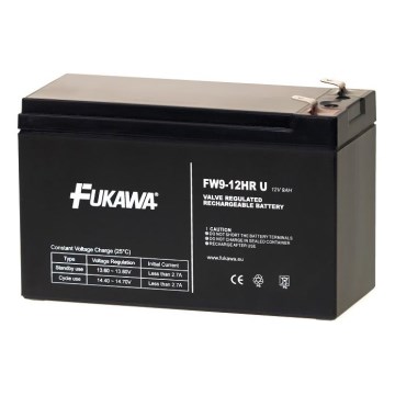 FUKAWA FW 9-12 HR - svinčen akumulator 12V/9Ah/faston 6,3mm