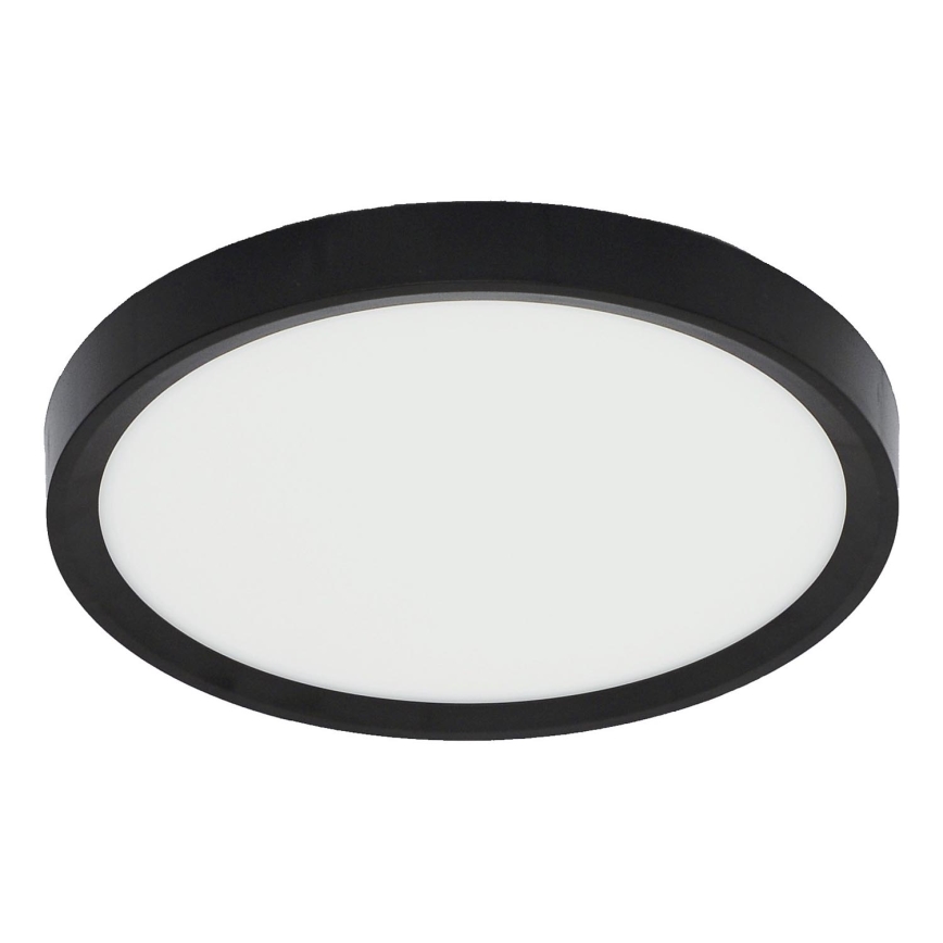 Fulgur 41811 - LED Stropna svetilka NOMY LED/18W/230V 3000/4000/6000K IP40 pr. 23 cm črna