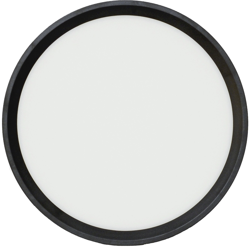 Fulgur 41811 - LED Stropna svetilka NOMY LED/18W/230V 3000/4000/6000K IP40 pr. 23 cm črna