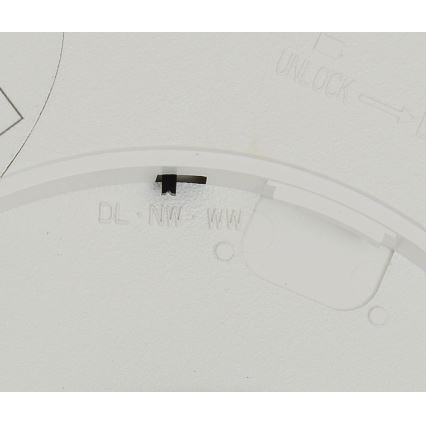 Fulgur 42361 - LED Stropna svetilka NOMY LED/24W/230V 3000/4000/6000K IP40 pr. 30 cm bela