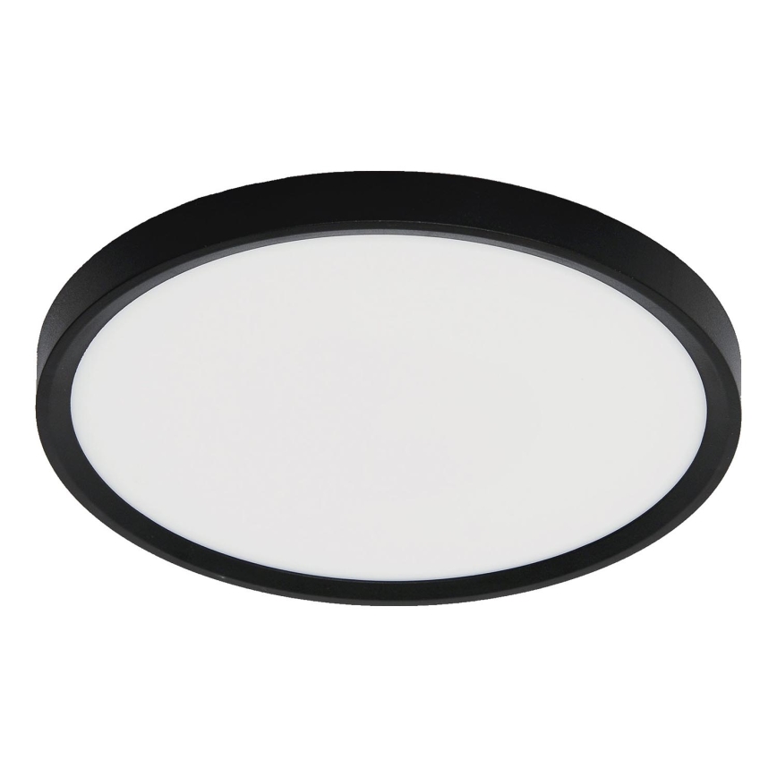 Fulgur 42362 - LED Stropna svetilka NOMY LED/24W/230V 3000/4000/6000K IP40 pr. 30 cm črna