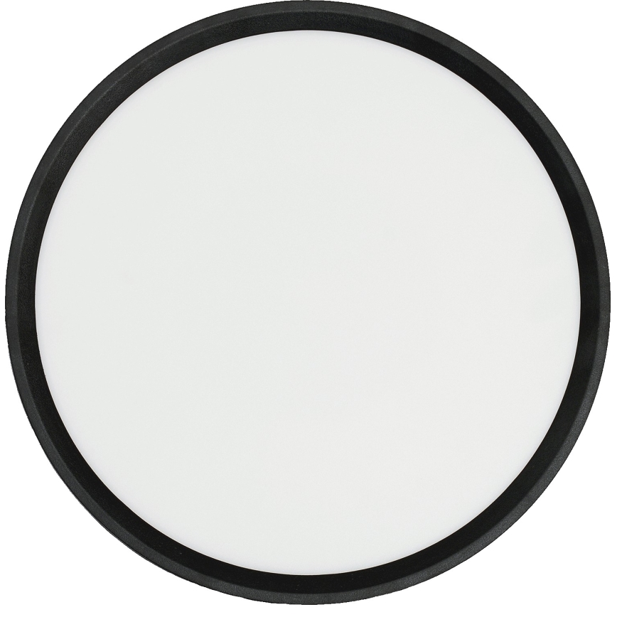 Fulgur 42362 - LED Stropna svetilka NOMY LED/24W/230V 3000/4000/6000K IP40 pr. 30 cm črna