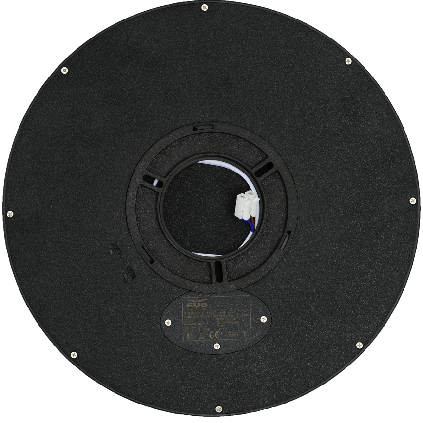 Fulgur 42362 - LED Stropna svetilka NOMY LED/24W/230V 3000/4000/6000K IP40 pr. 30 cm črna
