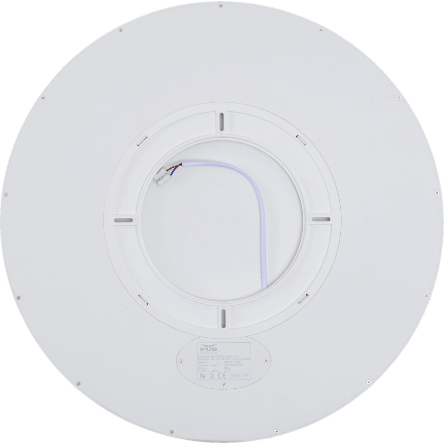 Fulgur 42363 - LED Stropna svetilka NOMY LED/40W/230V 3000/4000/6000K IP40 pr. 50 cm bela