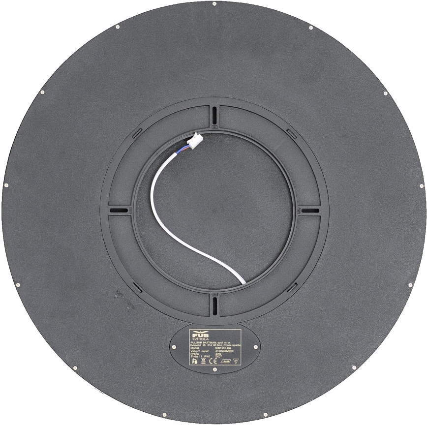 Fulgur 42364 - LED Stropna svetilka NOMY LED/40W/230V 3000/4000/6000K IP40 pr. 50 cm črna