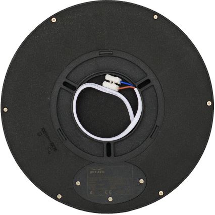Fulgur s-42585 - LED Stropna svetilka s senzorjem gibanja NOMY-S LED/18W/230V 3000/4000/6000K IP40 pr. 23 cm črna