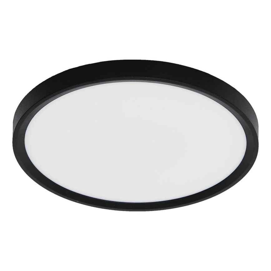 Fulgur s-42587 - LED Stropna svetilka s senzorjem gibanja NOMY-S LED/24W/230V 3000/4000/6000K IP40 pr. 30 cm črna