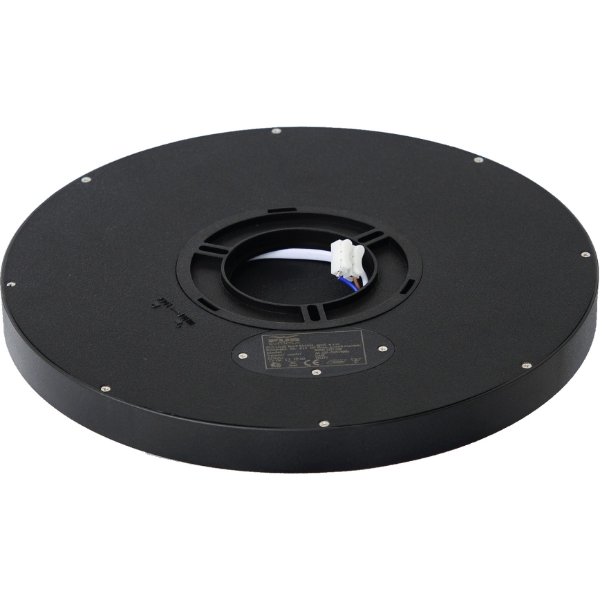 Fulgur s-42587 - LED Stropna svetilka s senzorjem gibanja NOMY-S LED/24W/230V 3000/4000/6000K IP40 pr. 30 cm črna