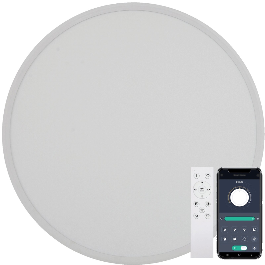Fulgur s-43039 - LED zatemnjevalno stropno svetilo NOMY-RC LED/40W/230V 3000/4000/6500K premera 50 cm IP40 bela + daljinski upravljalnik