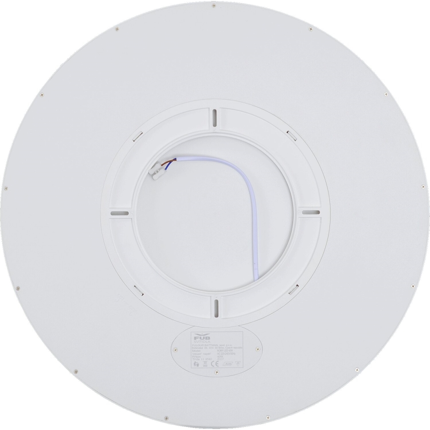 Fulgur s-43039 - LED zatemnjevalno stropno svetilo NOMY-RC LED/40W/230V 3000/4000/6500K premera 50 cm IP40 bela + daljinski upravljalnik