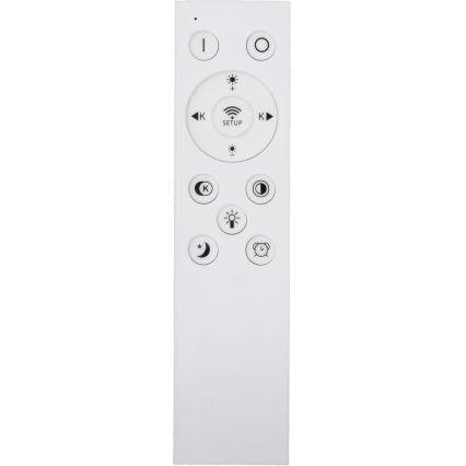 Fulgur s-43040 - zatemnljiva LED stropna svetilka NOMY-RC LED/40W/230V 3000/4000/6500K premer 50 cm IP40 črna + daljinski upravljalnik