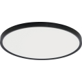 Fulgur s-43040 - zatemnljiva LED stropna svetilka NOMY-RC LED/40W/230V 3000/4000/6500K premer 50 cm IP40 črna + daljinski upravljalnik
