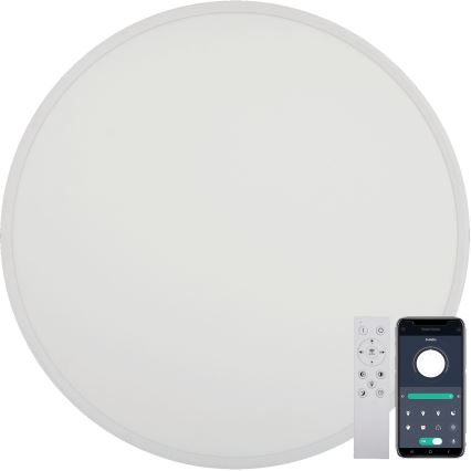 Fulgur s-43041 - Zatemnljivo stropno svetilo NOMY-RC LED/50W/230V 3000/4000/6500K, premer 60 cm, IP40, bela + daljinski upravljalnik