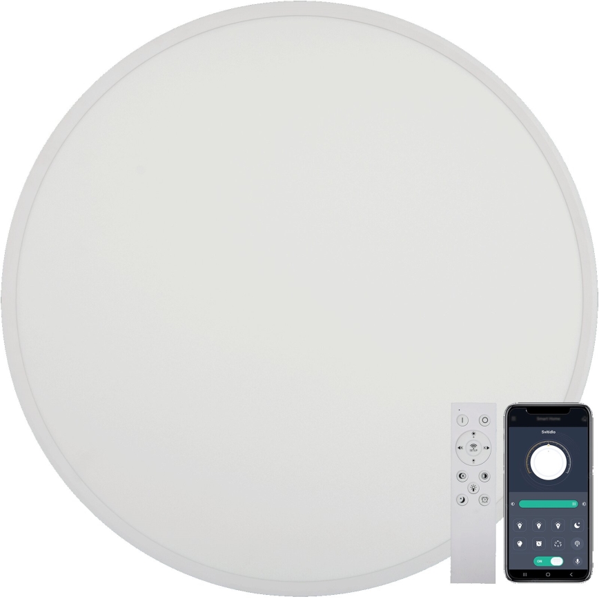 Fulgur s-43041 - Zatemnljivo stropno svetilo NOMY-RC LED/50W/230V 3000/4000/6500K, premer 60 cm, IP40, bela + daljinski upravljalnik