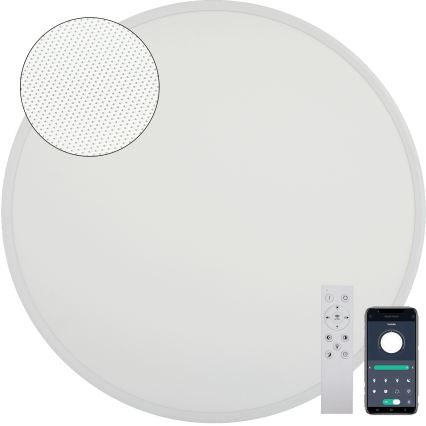 Fulgur s-43058 - Zatemnjiva LED stropna svetilka NOMY LED/50W/230V 3000-6500K premer 60 cm UGR19 IP40 Wi-Fi bela + daljinski upravljalnik