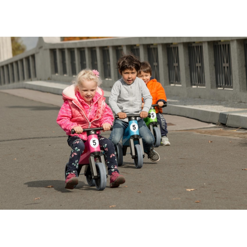 Funny Wheels - Poganjalec 2 v 1 RIDER SPORT rožnata/črna