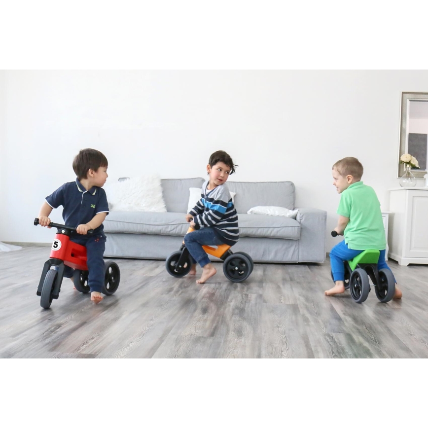 Funny Wheels - Poganjalec 2 v 1 RIDER SPORT zelena/črna