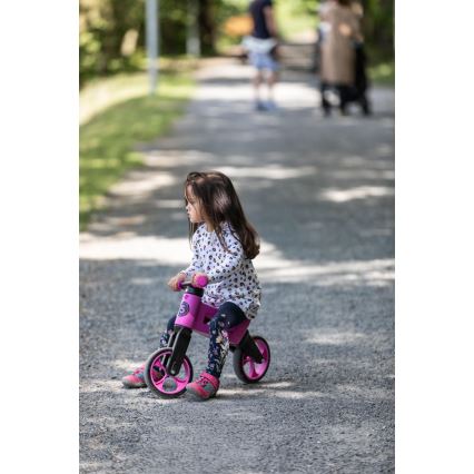 Funny Wheels - Poganjalec 2 v 1 RIDER SUPER SPORT roza/črna