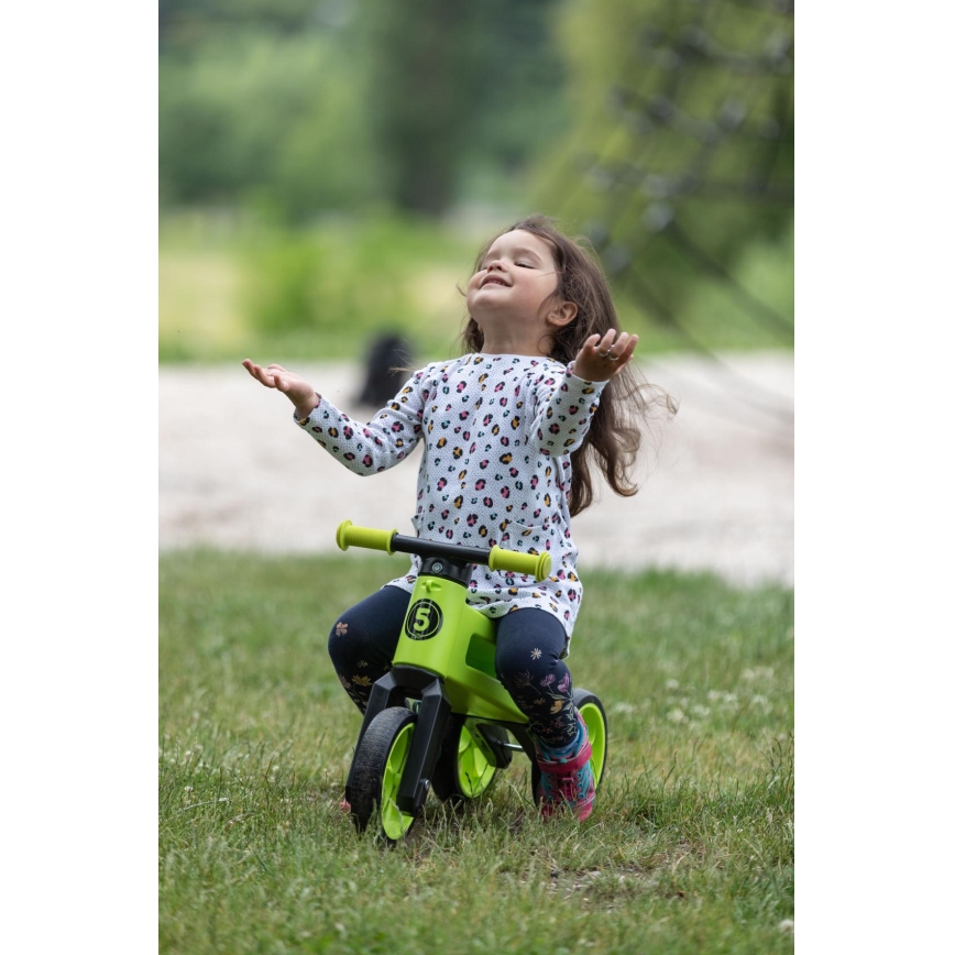 Funny Wheels - Poganjalec 2 v 1 RIDER SUPER SPORT zelena/črna