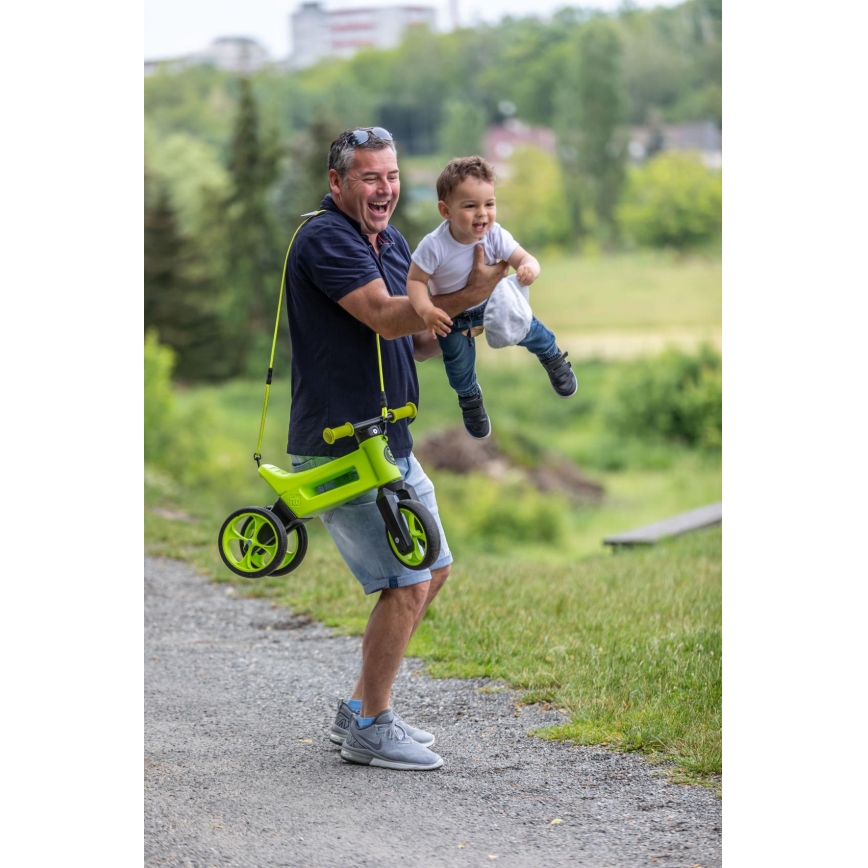 Funny Wheels - Poganjalec 2 v 1 RIDER SUPER SPORT zelena/črna