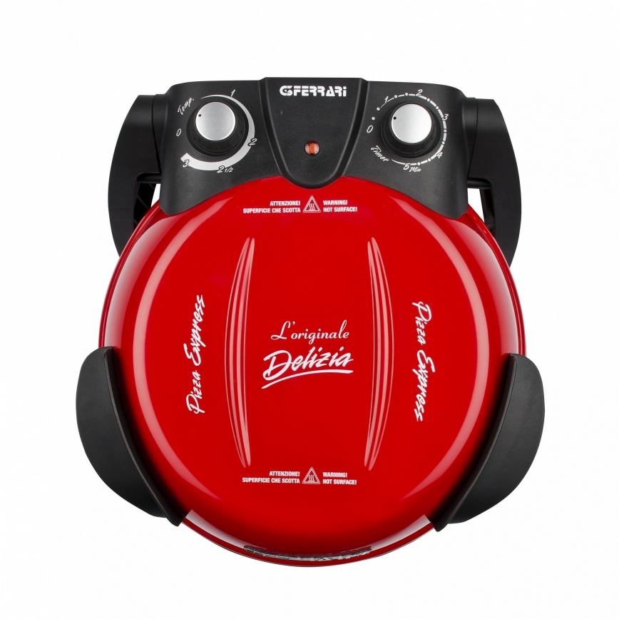 G3Ferrari G1000602 - Pečica za pizzo DELIZIA 1200W/230V rdeča