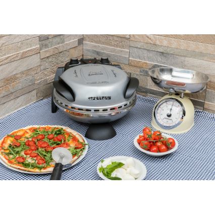 G3Ferrari G1000606 - Pizza pečica DELIZIA 1200W/230V srebrna