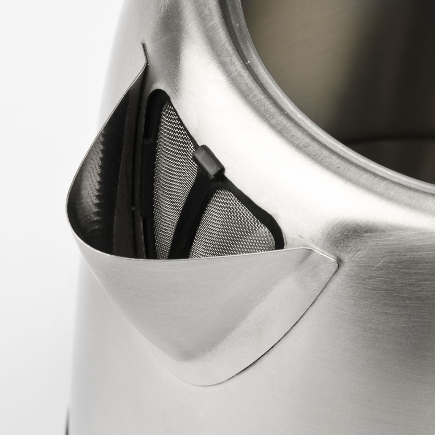 G3Ferrari G1009500 - Električni kuhalnik vode 1,2 l 1630W/230V nerjaveče jeklo/črna