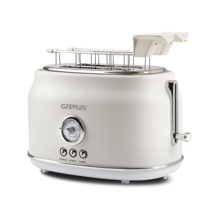 G3Ferrari G1013401 - Toster z dvema režama ARTISTA 750W/230V v beli barvi