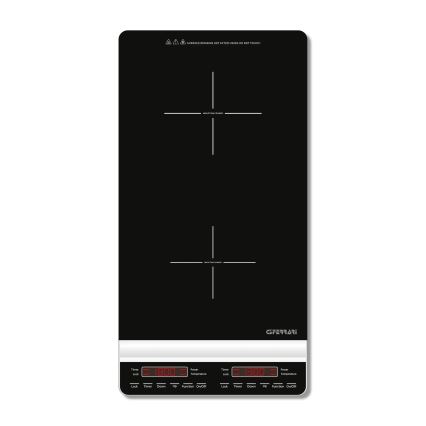 G3Ferrari G1013900 - Indukcijska dvojna kuhalna plošča DINAMIKO 3100W/230V črna