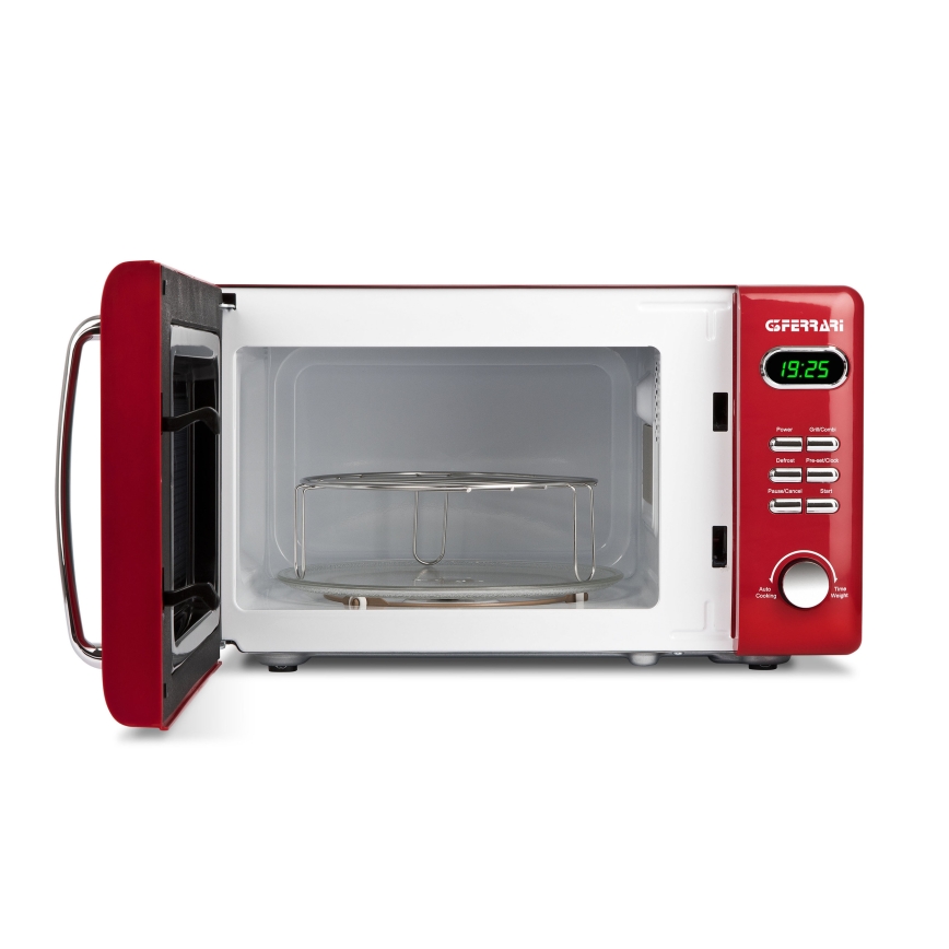 G3Ferrari G1015502 - Mikrovalovna pečica z žarom 1150W/230V 20 l rdeča