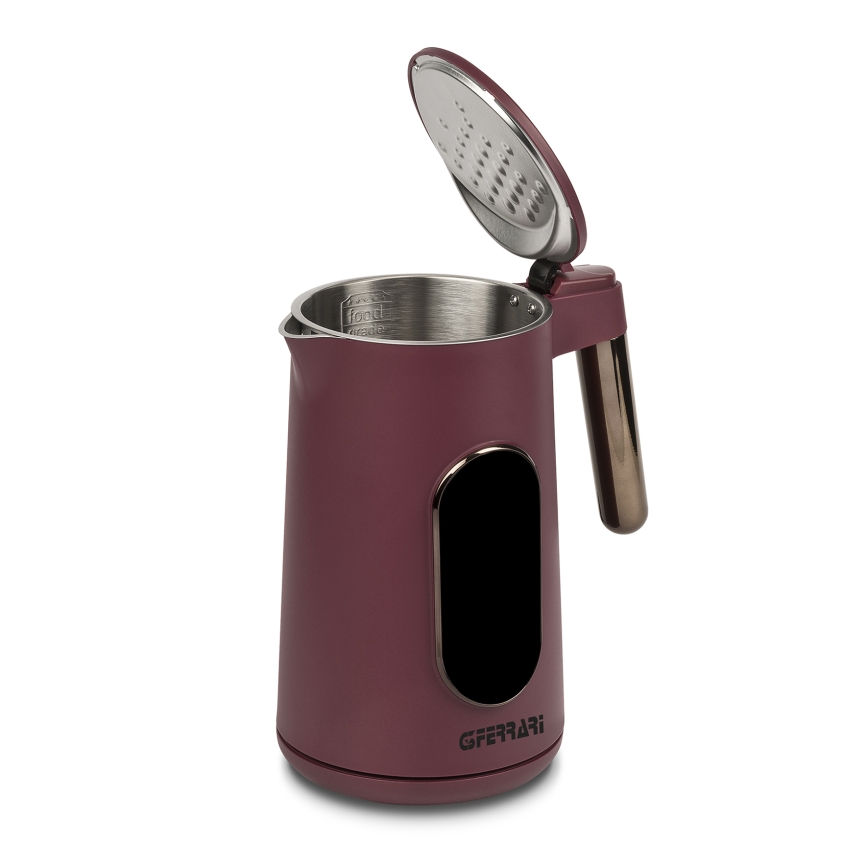 G3Ferrari G1020502 - Električni kuhalnik vode 1,7 l, 2200 W/230 V, rdeč