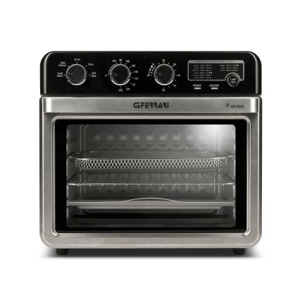 G3Ferrari G1022100 - Konvekcijska pečica z zračno fritezo, 2000 W/230 V, 32 l, nerjaveče jeklo
