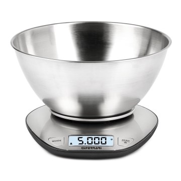 G3Ferrari G2006200 - Digitalna kuhinjska tehtnica z skledo, 2xAAA, nerjaveče jeklo