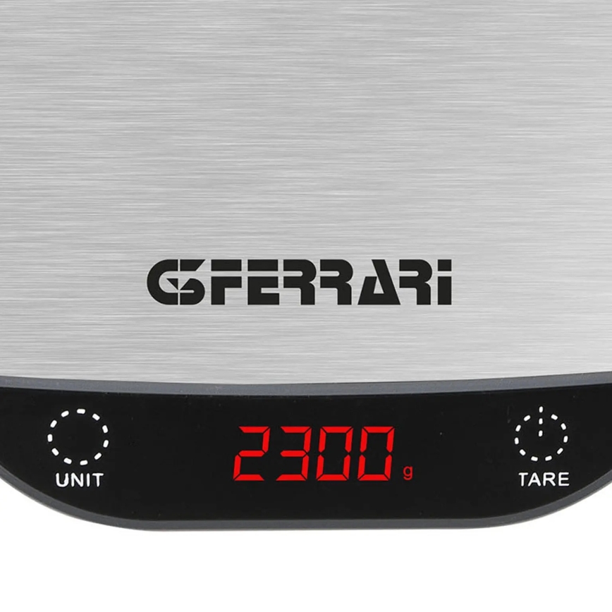 G3Ferrari G2009600 - Kuhinjska tehtnica PATTY 2xAAA iz nerjavečega jekla