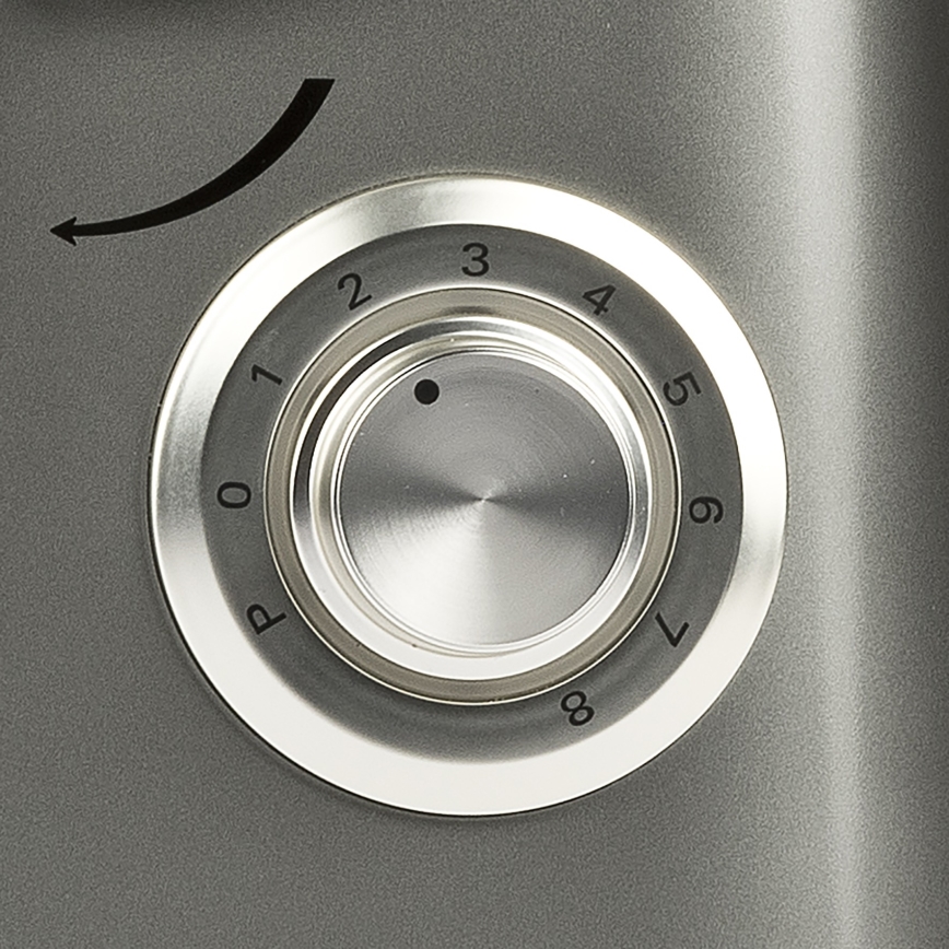 G3Ferrari G2016400 - Kuhinjski robot z dvojnim kavljem PASTAIO 8 l 1800W/230V matiran krom